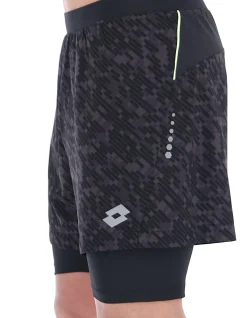Lotto Run&Fit Short Prt Pl | Herren Shorts & Bermuda