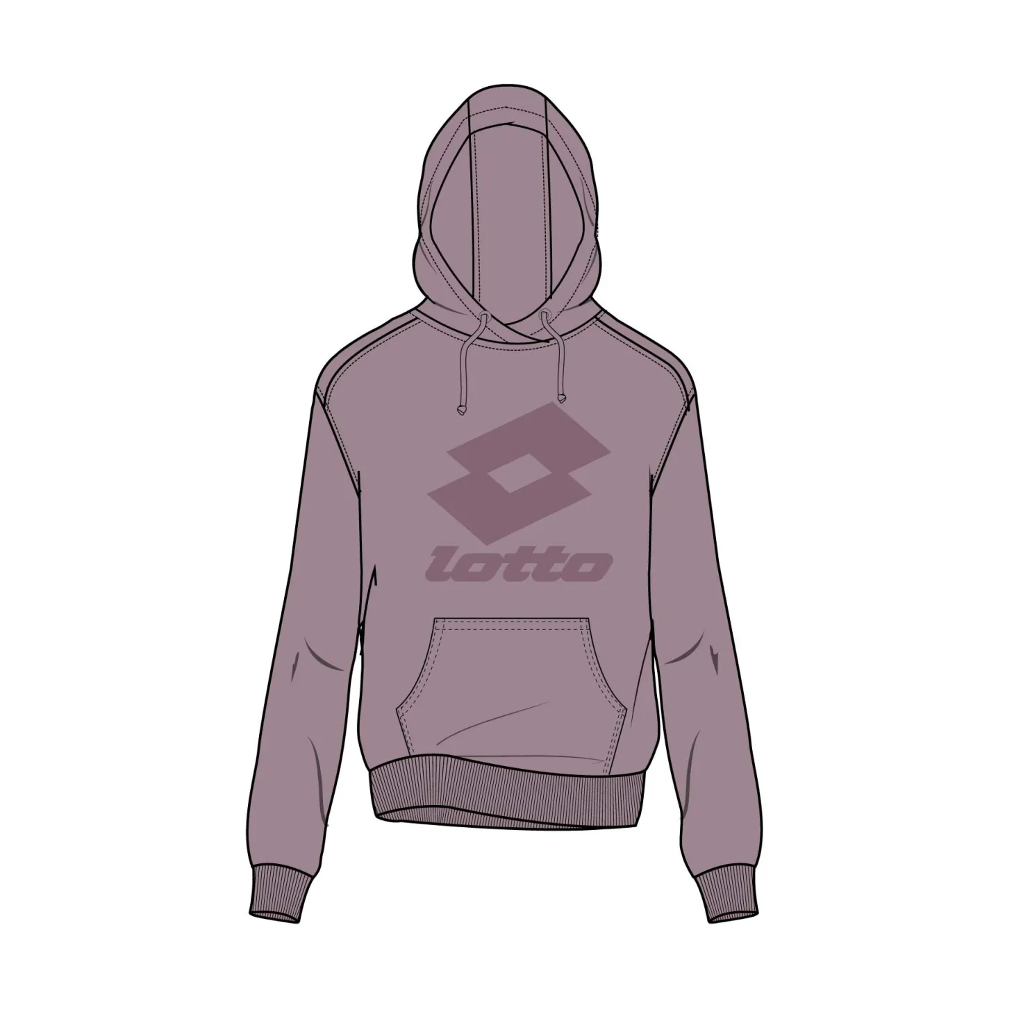 Lotto Smart W Iv Sweat Hd | Damen Sweatshirts