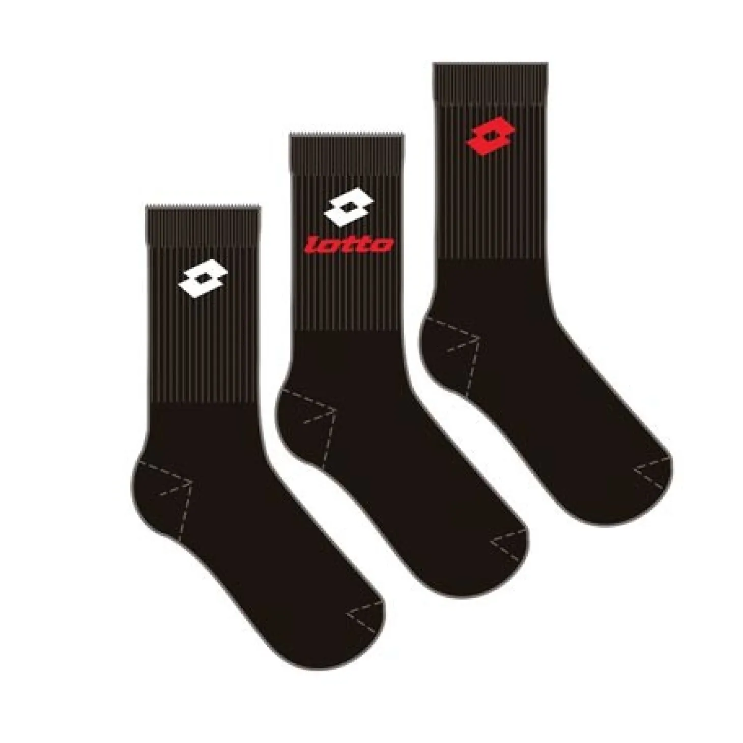 Lotto Sock Quarter - Pk3Prs | Socken Und Manschetten